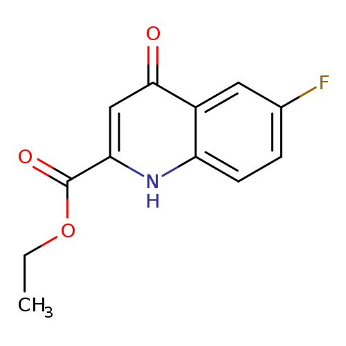 CCOC(=O)c1cc(=O)c2c([nH]1)ccc(c2)F