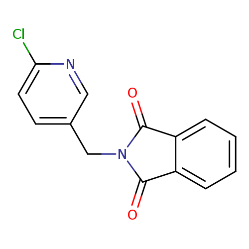 Clc1ccc(cn1)CN1C(=O)c2c(C1=O)cccc2