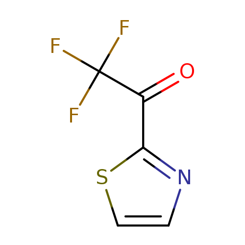 O=C(C(F)(F)F)c1nccs1