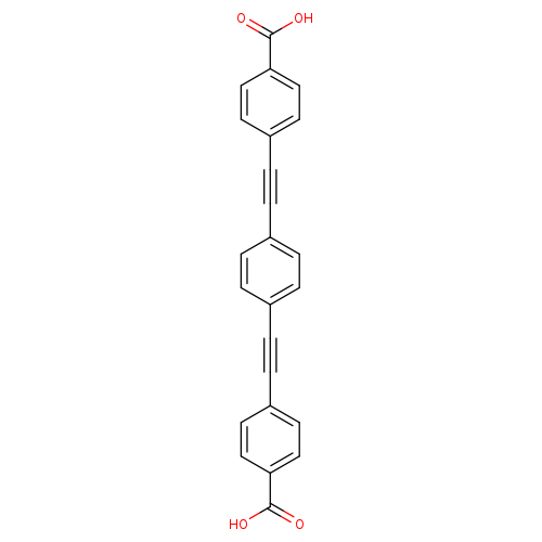 OC(=O)c1ccc(cc1)C#Cc1ccc(cc1)C#Cc1ccc(cc1)C(=O)O