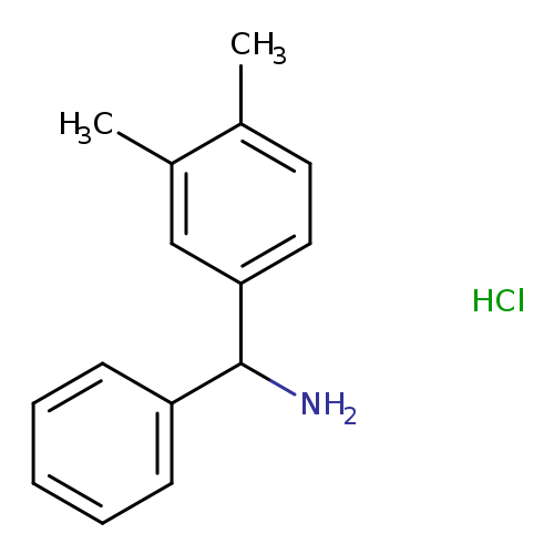 NC(c1ccc(c(c1)C)C)c1ccccc1.Cl