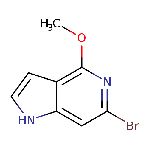 COc1nc(Br)cc2c1cc[nH]2