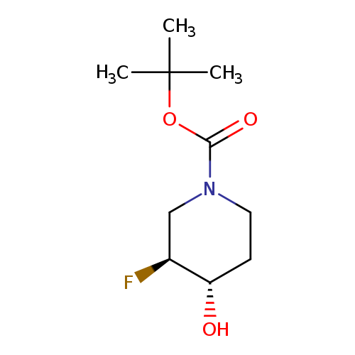 O[C@H]1CCN(C[C@@H]1F)C(=O)OC(C)(C)C