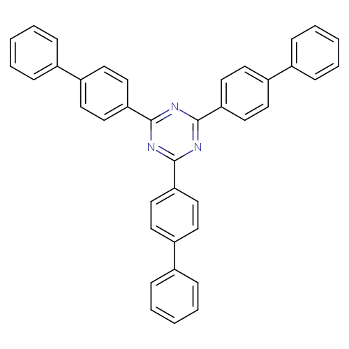c1ccc(cc1)c1ccc(cc1)c1nc(nc(n1)c1ccc(cc1)c1ccccc1)c1ccc(cc1)c1ccccc1