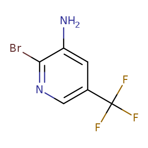 Brc1ncc(cc1N)C(F)(F)F