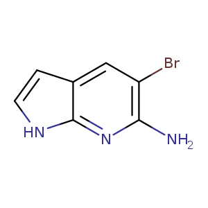 Brc1cc2cc[nH]c2nc1N