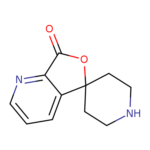 O=C1OC2(c3c1nccc3)CCNCC2