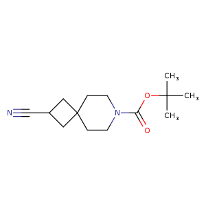 N#CC1CC2(C1)CCN(CC2)C(=O)OC(C)(C)C