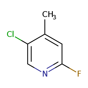 Fc1ncc(c(c1)C)Cl