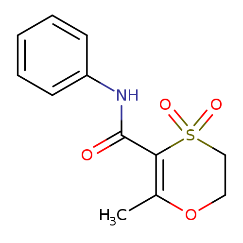 O=C(C1=C(C)OCCS1(=O)=O)Nc1ccccc1