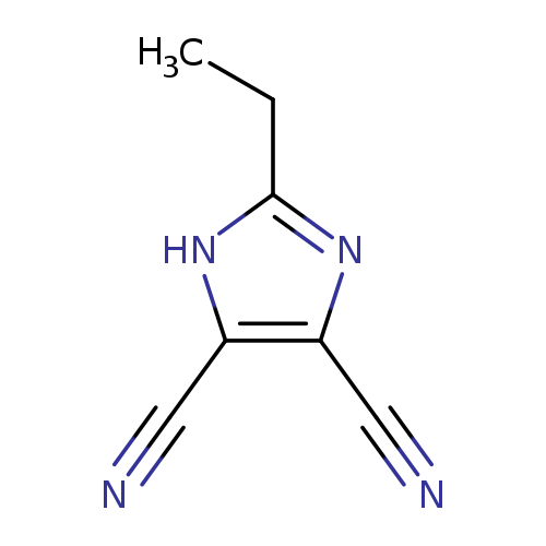 CCc1nc(c([nH]1)C#N)C#N