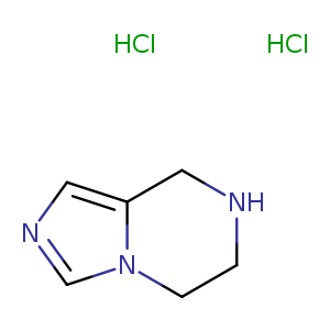 N1CCn2c(C1)cnc2.Cl.Cl