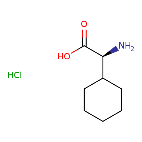 N[C@H](C(=O)O)C1CCCCC1.Cl
