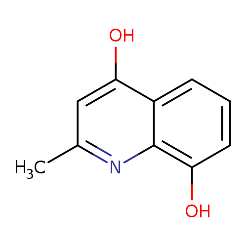 Cc1cc(O)c2c(n1)c(O)ccc2