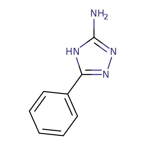 Nc1nnc([nH]1)c1ccccc1