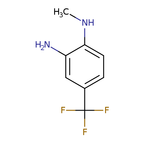 CNc1ccc(cc1N)C(F)(F)F