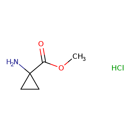 COC(=O)C1(N)CC1.Cl