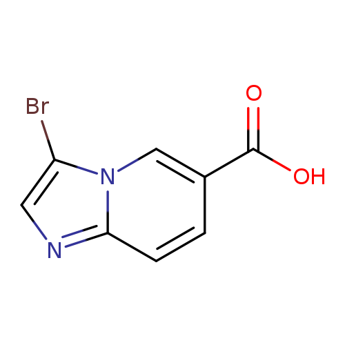 OC(=O)c1cn2c(Br)cnc2cc1
