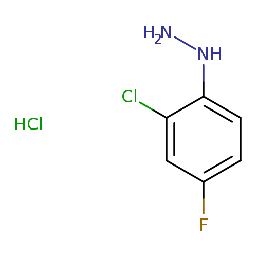 NNc1ccc(cc1Cl)F.Cl