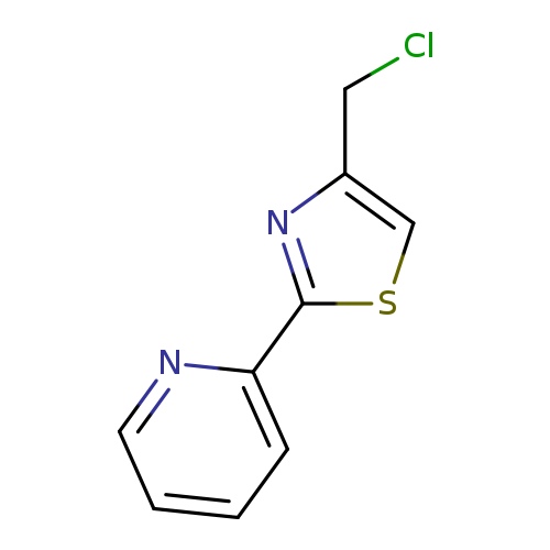 ClCc1csc(n1)c1ccccn1
