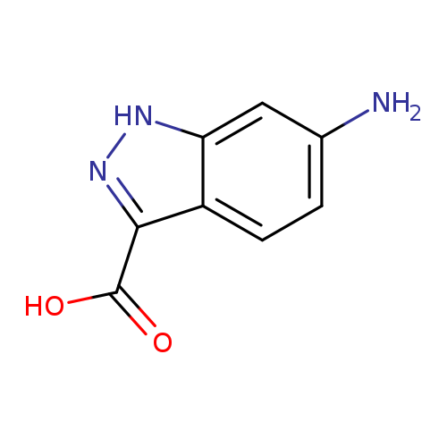 Nc1ccc2c(c1)[nH]nc2C(=O)O