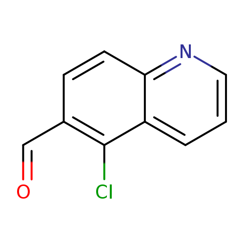 O=Cc1ccc2c(c1Cl)cccn2
