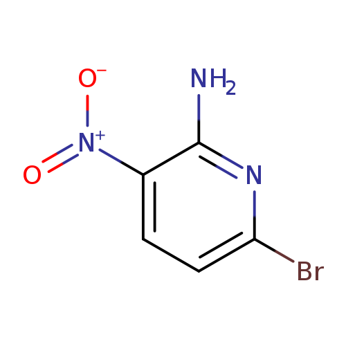 [O-][N+](=O)c1ccc(nc1N)Br