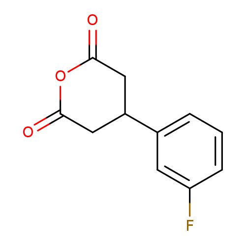 O=C1OC(=O)CC(C1)c1cccc(c1)F