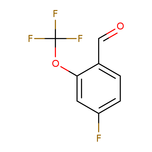 O=Cc1ccc(cc1OC(F)(F)F)F