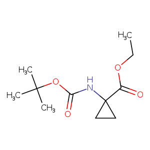 CCOC(=O)C1(CC1)NC(=O)OC(C)(C)C