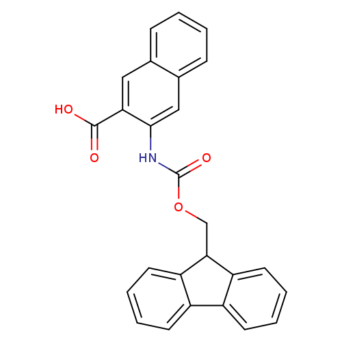 O=C(Nc1cc2ccccc2cc1C(=O)O)OCC1c2ccccc2c2c1cccc2