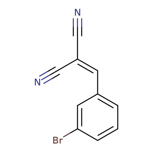 N#CC(=Cc1cccc(c1)Br)C#N