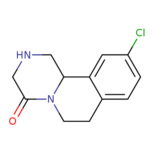 Clc1ccc2c(c1)C1CNCC(=O)N1CC2