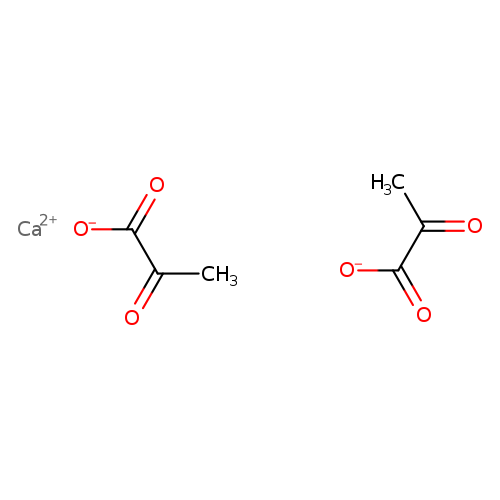 CC(=O)C(=O)[O-].CC(=O)C(=O)[O-].[Ca+2]