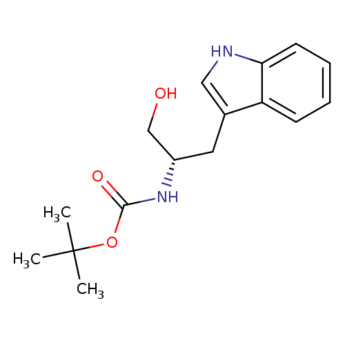 OC[C@H](Cc1c[nH]c2c1cccc2)NC(=O)OC(C)(C)C