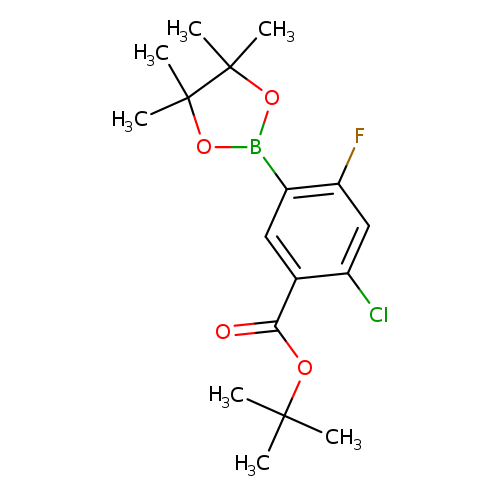 O=C(c1cc(B2OC(C(O2)(C)C)(C)C)c(cc1Cl)F)OC(C)(C)C