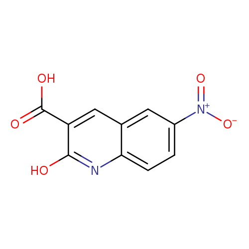 OC(=O)c1cc2cc(ccc2nc1O)[N+](=O)[O-]