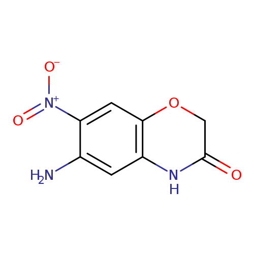 O=C1COc2c(N1)cc(c(c2)[N+](=O)[O-])N