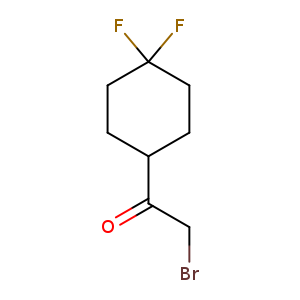 BrCC(=O)C1CCC(CC1)(F)F