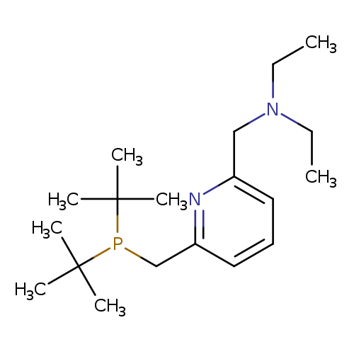 CCN(Cc1cccc(n1)CP(C(C)(C)C)C(C)(C)C)CC