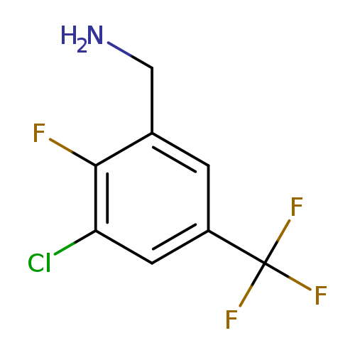 NCc1cc(cc(c1F)Cl)C(F)(F)F
