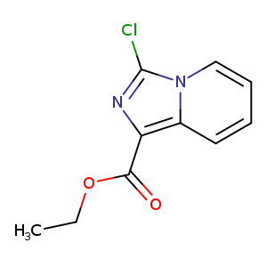 CCOC(=O)c1nc(n2c1cccc2)Cl