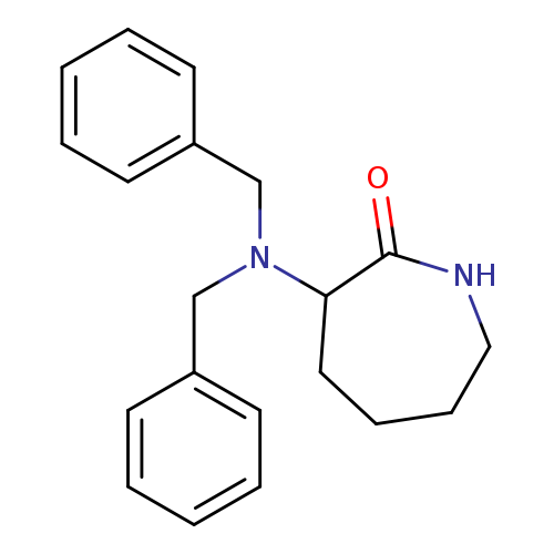 O=C1NCCCCC1N(Cc1ccccc1)Cc1ccccc1