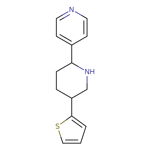 n1ccc(cc1)C1CCC(CN1)c1cccs1