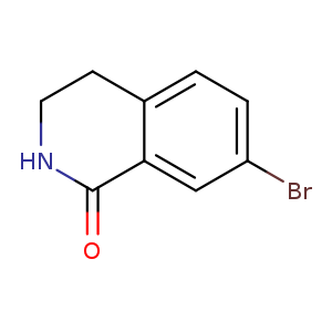 Brc1ccc2c(c1)C(=O)NCC2