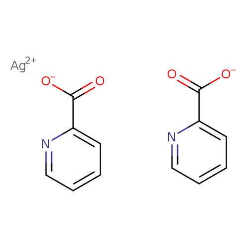 [O-]C(=O)c1ccccn1.[O-]C(=O)c1ccccn1.[Ag+2]