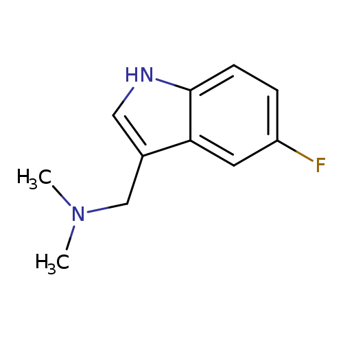 CN(Cc1c[nH]c2c1cc(F)cc2)C