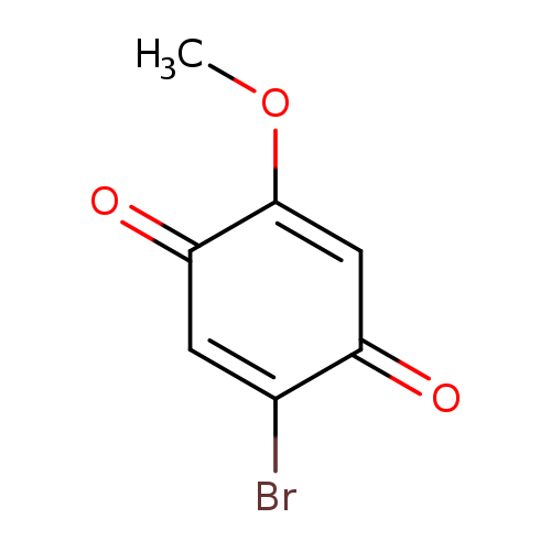 COC1=CC(=O)C(=CC1=O)Br