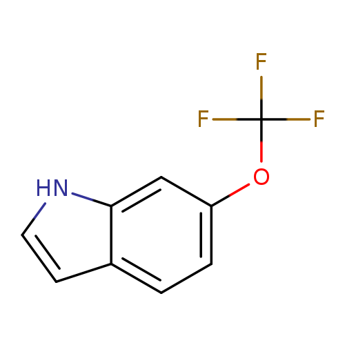 FC(Oc1ccc2c(c1)[nH]cc2)(F)F