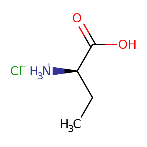 CC[C@@H]([NH3+])C(=O)O.[Cl-]